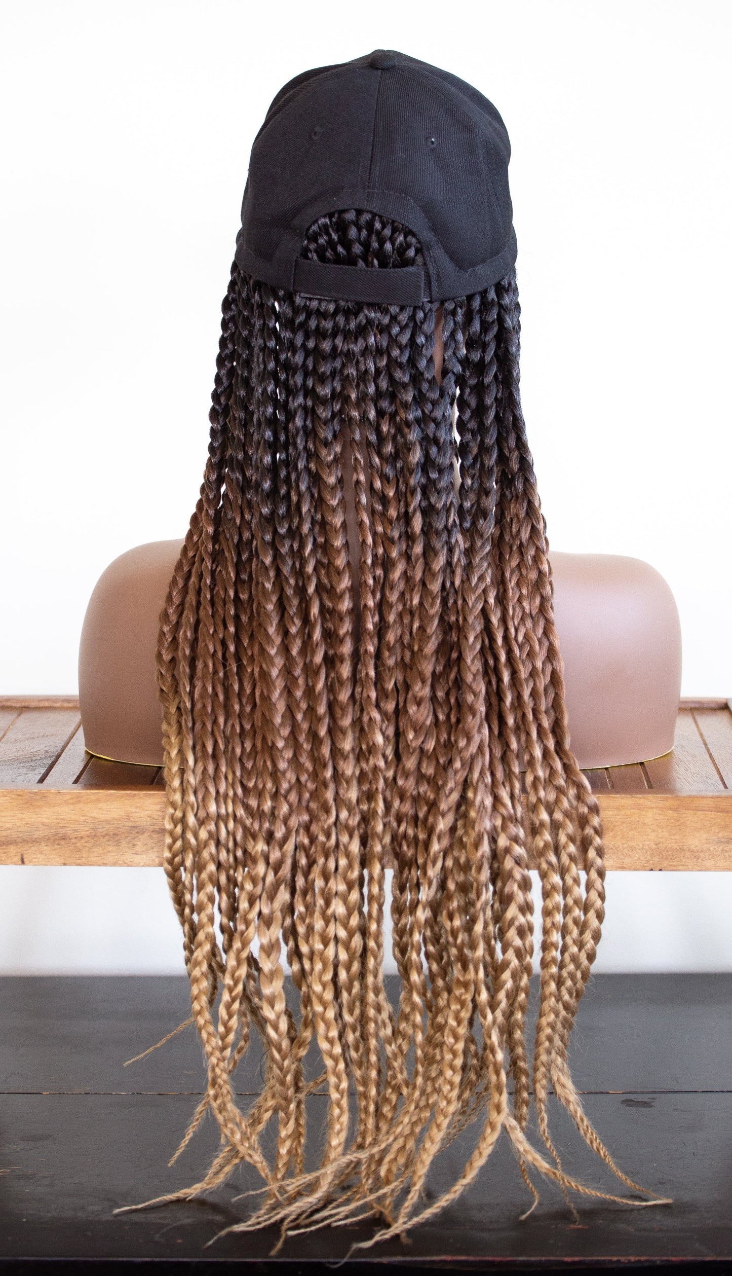kimmie cap ombre braids back