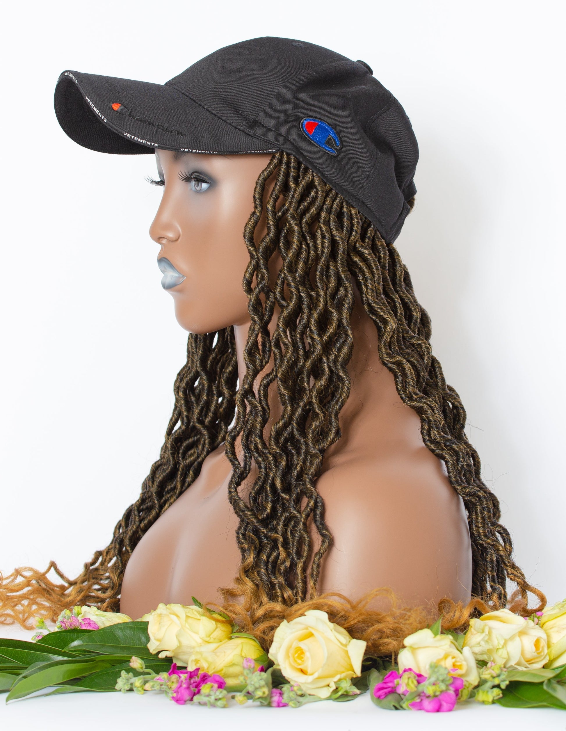 Kimmie cap brown side