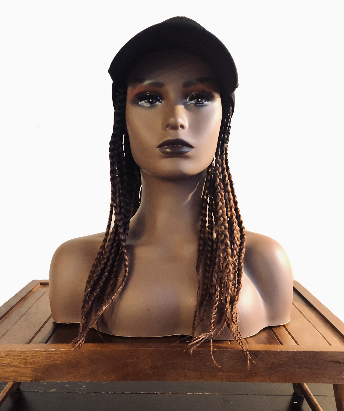 Kimmie Cap | Short, Synthetic 12" Wig with Braids