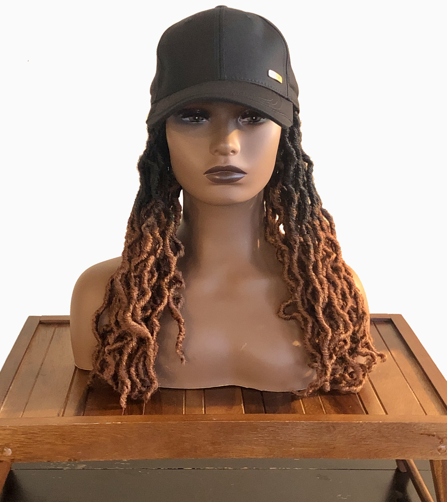kimmie cap short braids ombre front