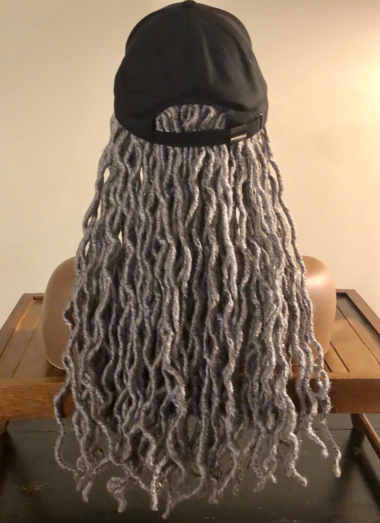 Kimmie Cap | Long Synthetic 18" Faux Loc Wig