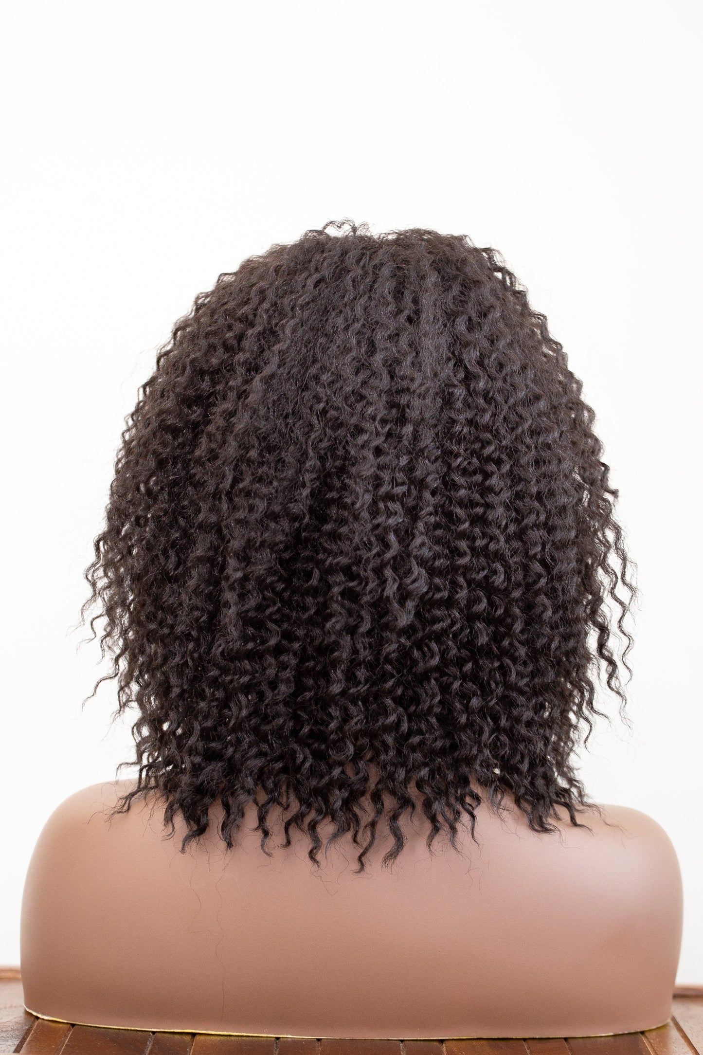 Imani black wig back