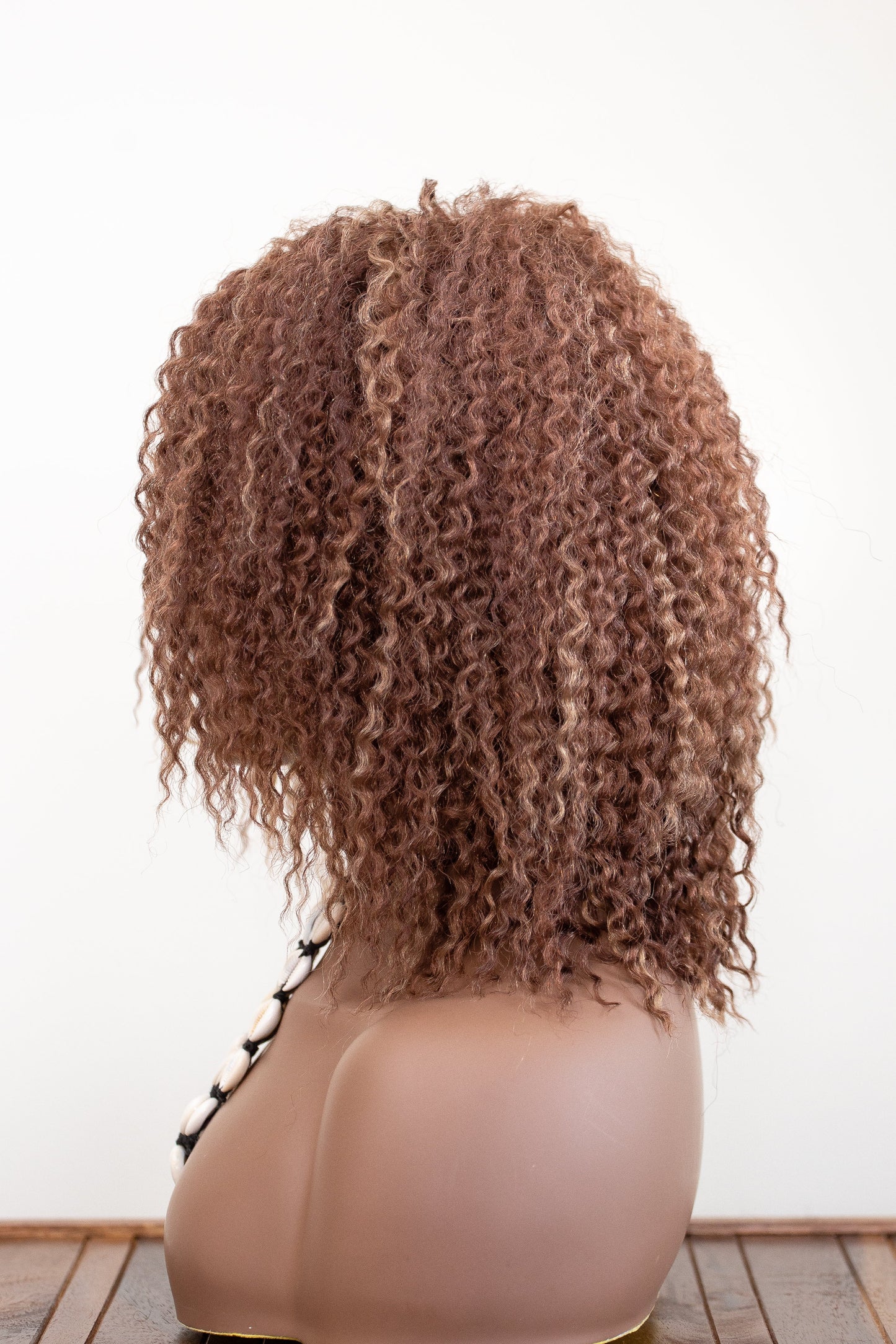 Imani copper honey wig side