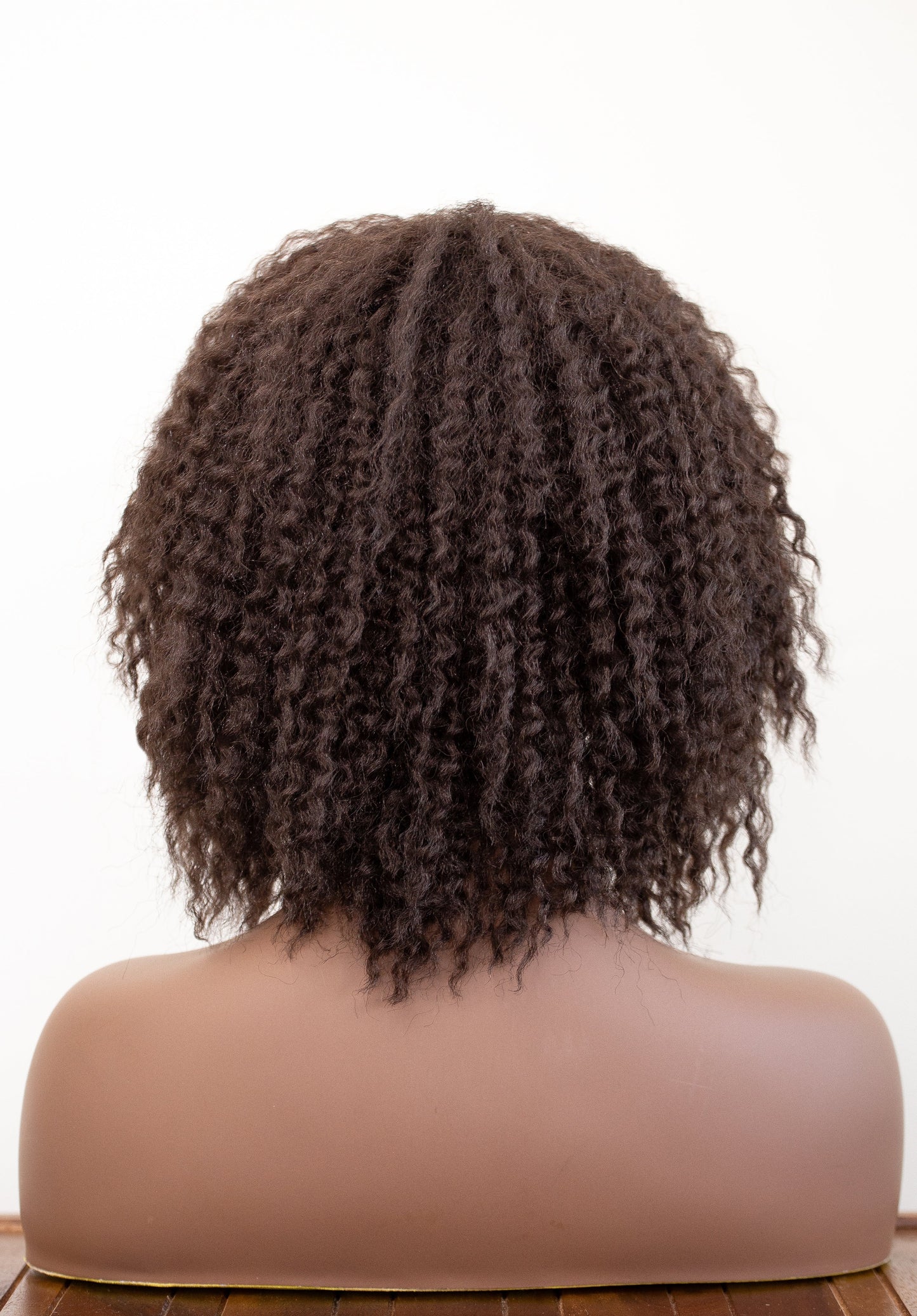 Imani Dark brown wig back
