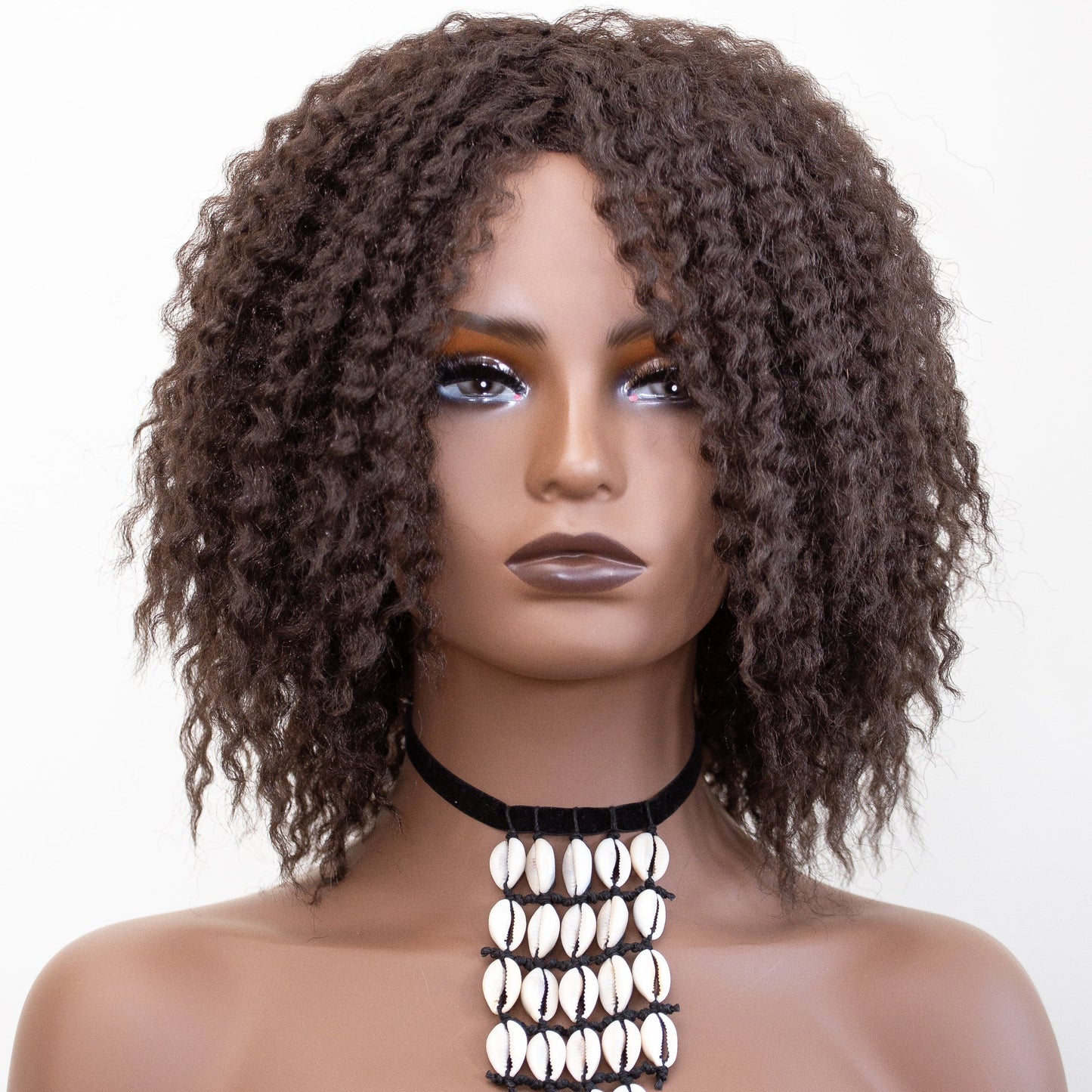 Imani wig dark brown front